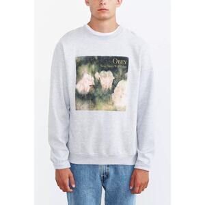 Obey | New Times Will Come-Watercolor Effect-Sweatshirt | Size Medium
